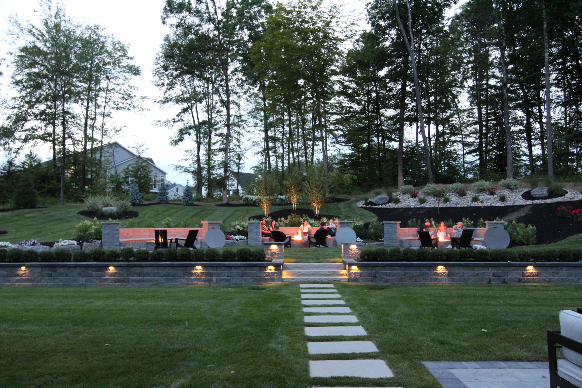 Platinum Property Care Fire Pits | Elements at Saratoga Lake_Clubhouse Elements at Saratoga Lake Clubhouse Fire pit